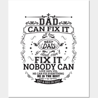 dad can fix it Posters and Art